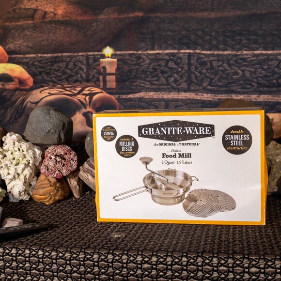 Granite Wear Other - Granite Wear Food Mill Never Used in Package Stainless Steel Vintage